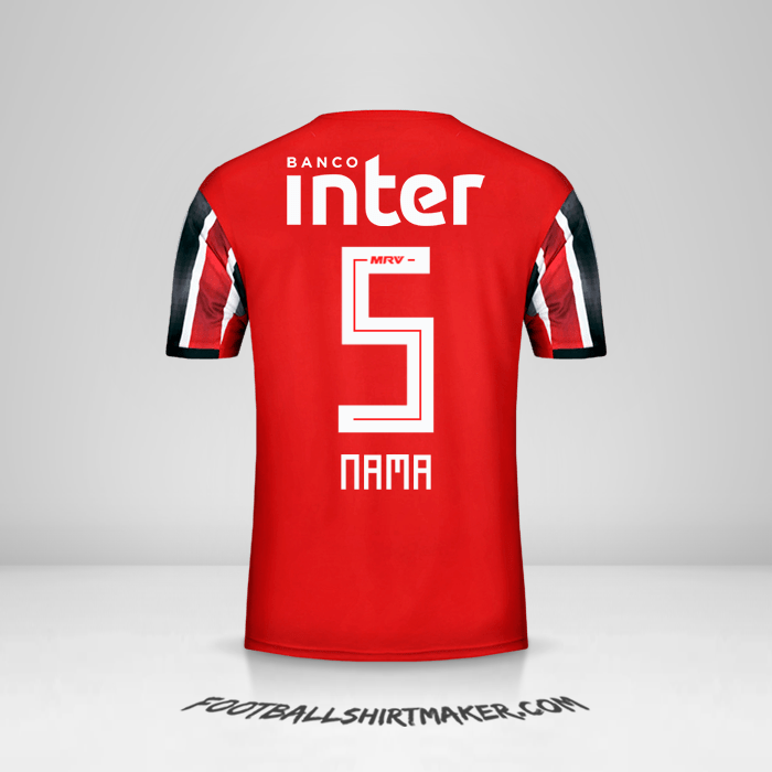Jersey Sao Paulo FC 2019/20 Alternatif -  nama - 5