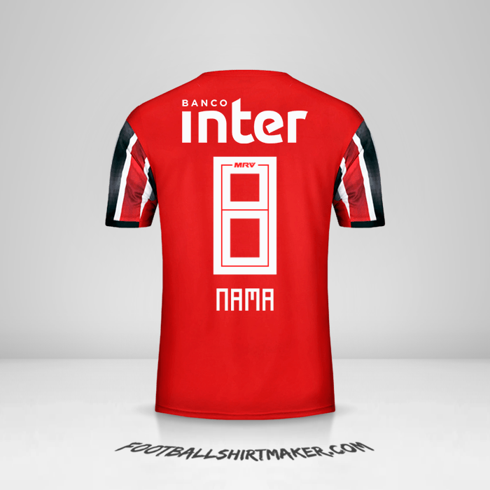 Jersey Sao Paulo FC 2019/20 Alternatif -  nama - 8