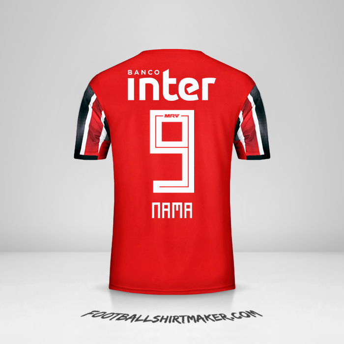 Jersey Sao Paulo FC 2019/20 Alternatif -  nama - 9
