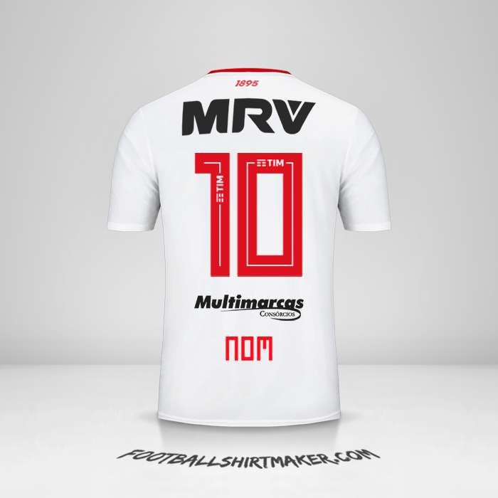 Maillot Flamengo 2019 Extérieur -  nom - 10