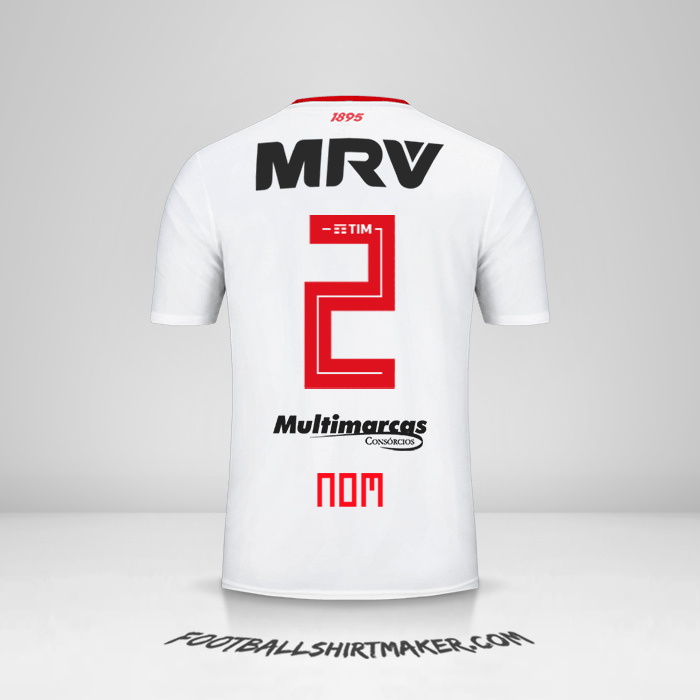 Maillot Flamengo 2019 Extérieur -  nom - 2