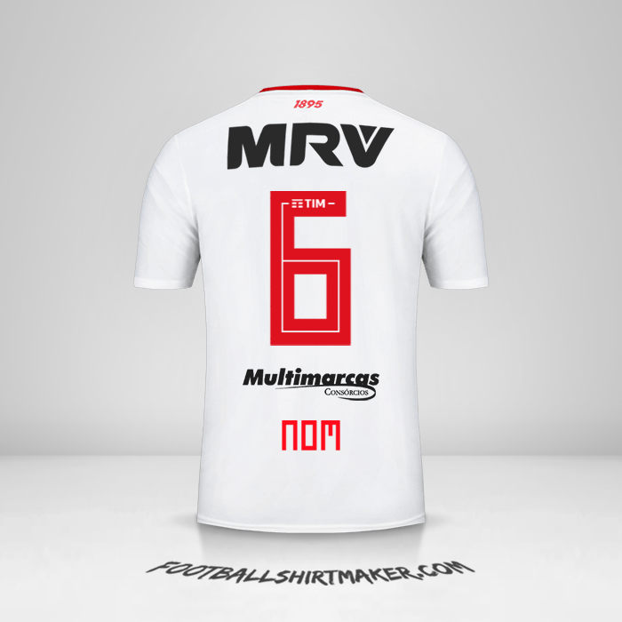 Maillot Flamengo 2019 Extérieur -  nom - 6