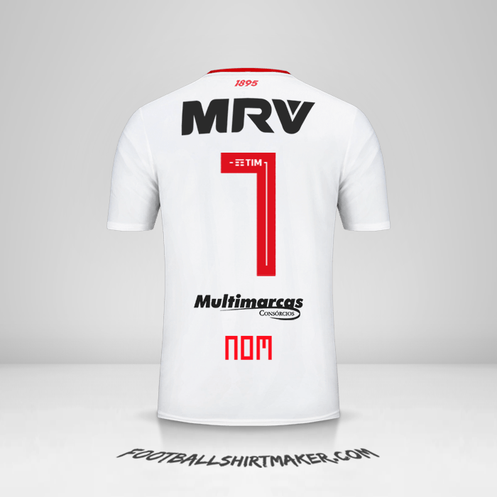 Maillot Flamengo 2019 Extérieur -  nom - 7