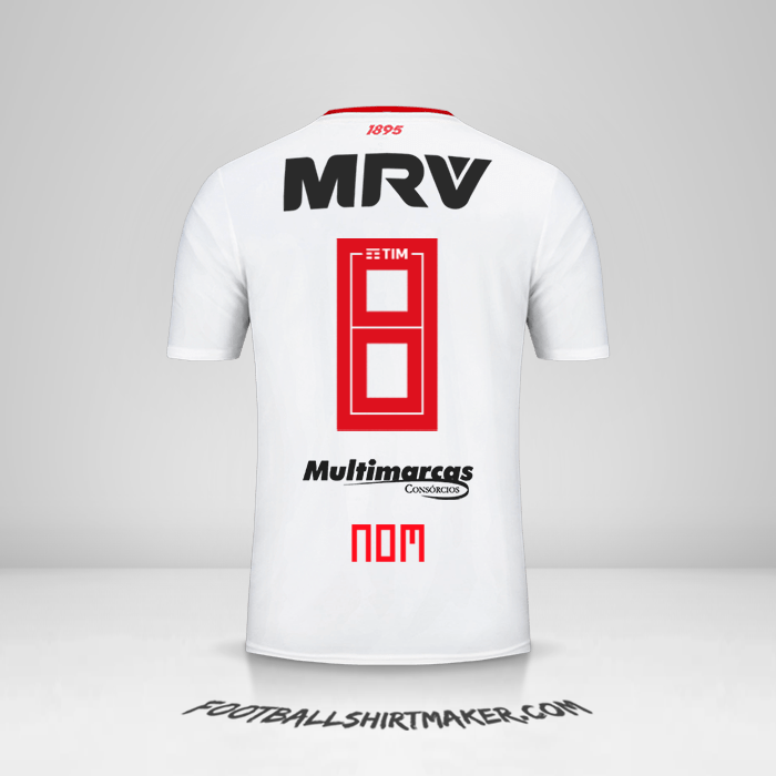 Maillot Flamengo 2019 Extérieur -  nom - 8
