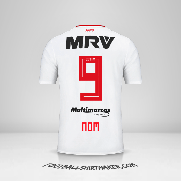 Maillot Flamengo 2019 Extérieur -  nom - 9