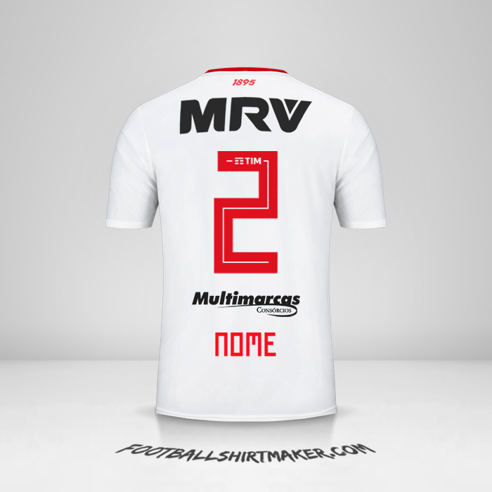 Camisola Flamengo 2019 Alternativa -  nome - 2