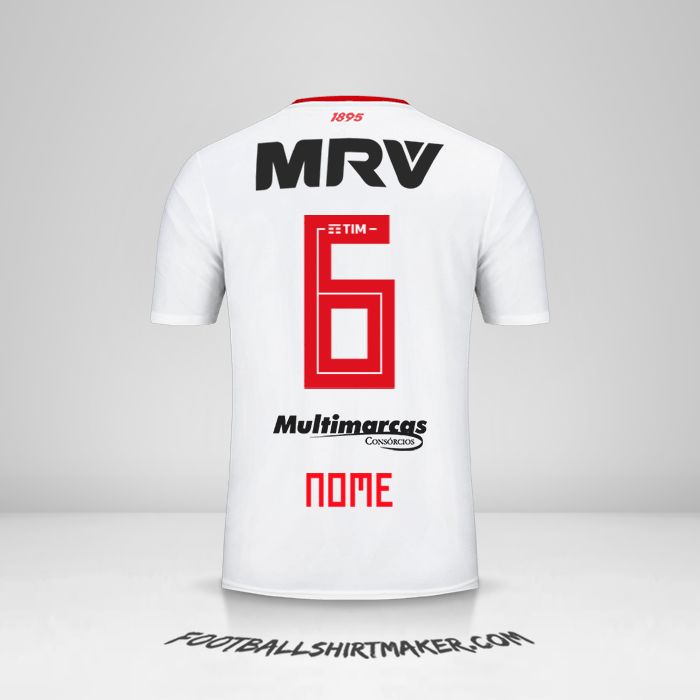 Maglia Flamengo 2019 Seconda -  nome - 6