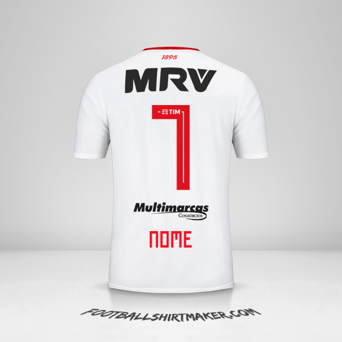 Maglia Flamengo 2019 Seconda -  nome - 7