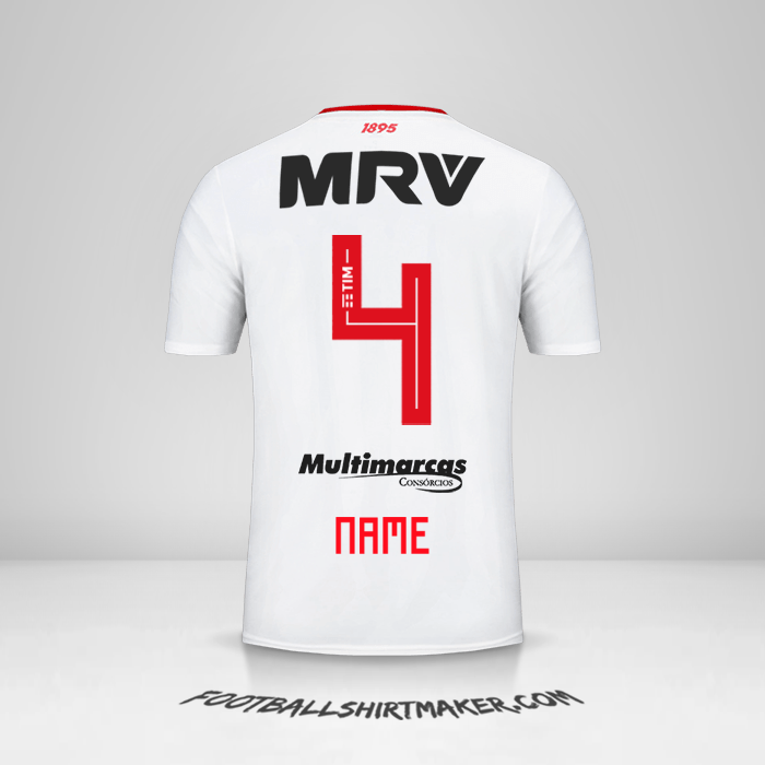 Shirt Flamengo 2019 Away -  name - 4