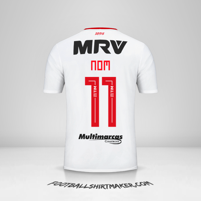 Maillot Flamengo Libertadores 2019 Extérieur -  nom - 11