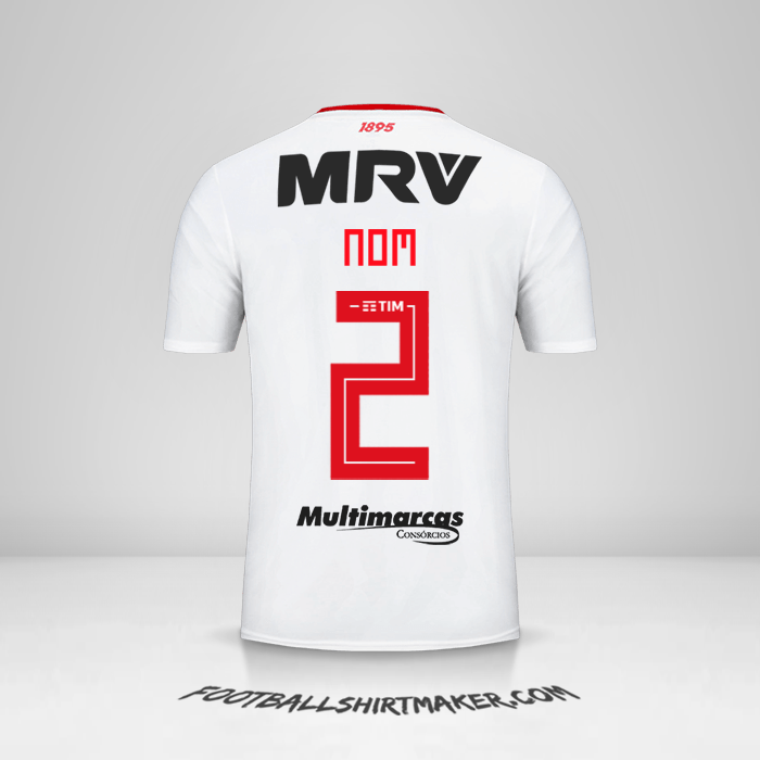 Maillot Flamengo Libertadores 2019 Extérieur -  nom - 2