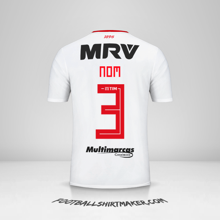 Maillot Flamengo Libertadores 2019 Extérieur -  nom - 3