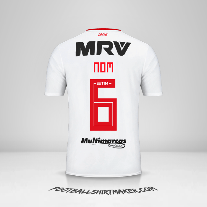 Maillot Flamengo Libertadores 2019 Extérieur -  nom - 6