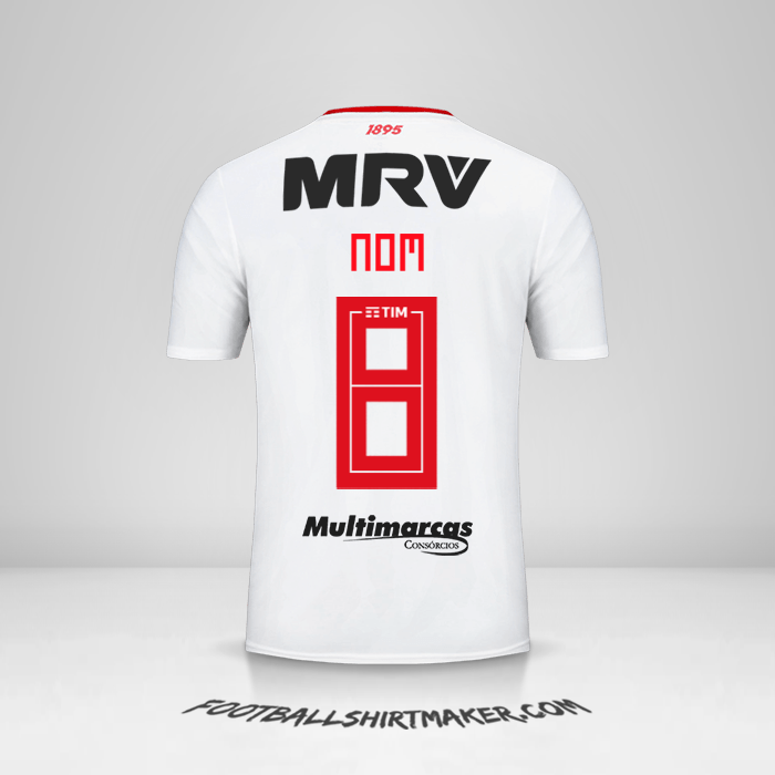 Maillot Flamengo Libertadores 2019 Extérieur -  nom - 8