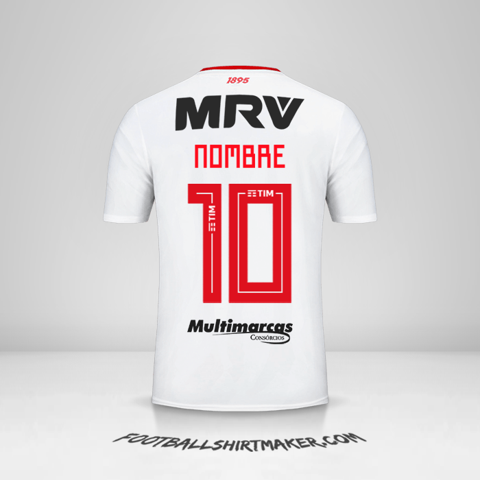 Jersey Flamengo Libertadores 2019 Visita -  nombre - 10