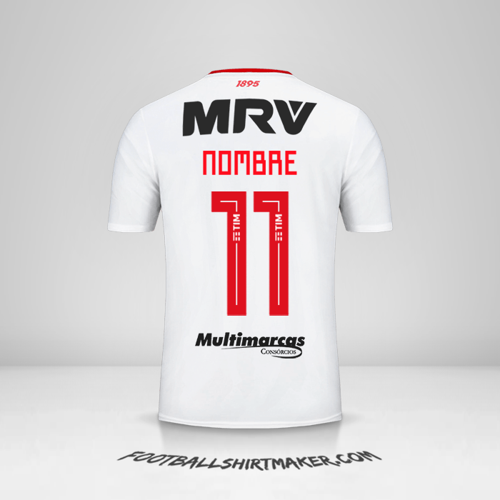 Jersey Flamengo Libertadores 2019 Visita -  nombre - 11
