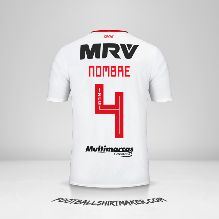 Camiseta Flamengo Libertadores 2019 Visita -  nombre - 4