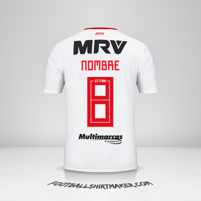 Jersey Flamengo Libertadores 2019 Visita -  nombre - 8