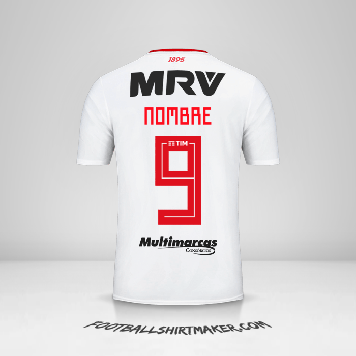 Camiseta Flamengo Libertadores 2019 Visita -  nombre - 9
