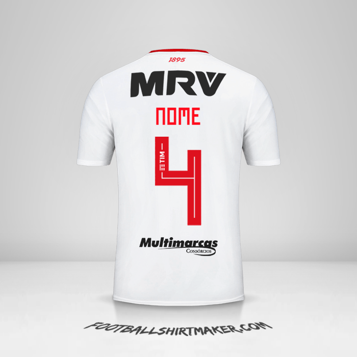 Camisola Flamengo Libertadores 2019 Alternativa -  nome - 4