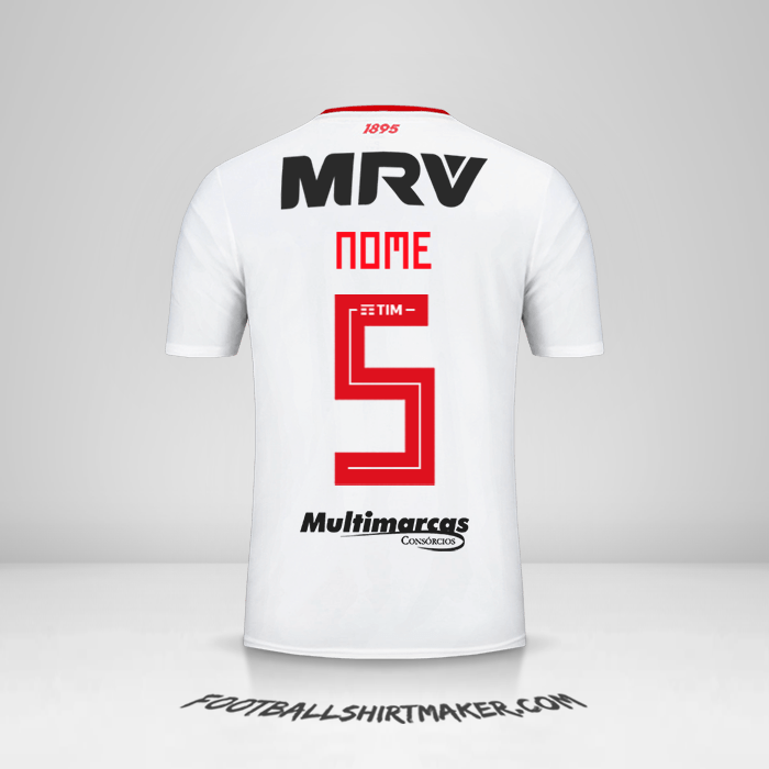 Maglia Flamengo Libertadores 2019 Seconda -  nome - 5
