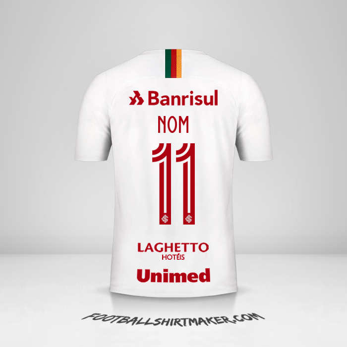 Maillot Internacional 2019/20 Extérieur -  nom - 11