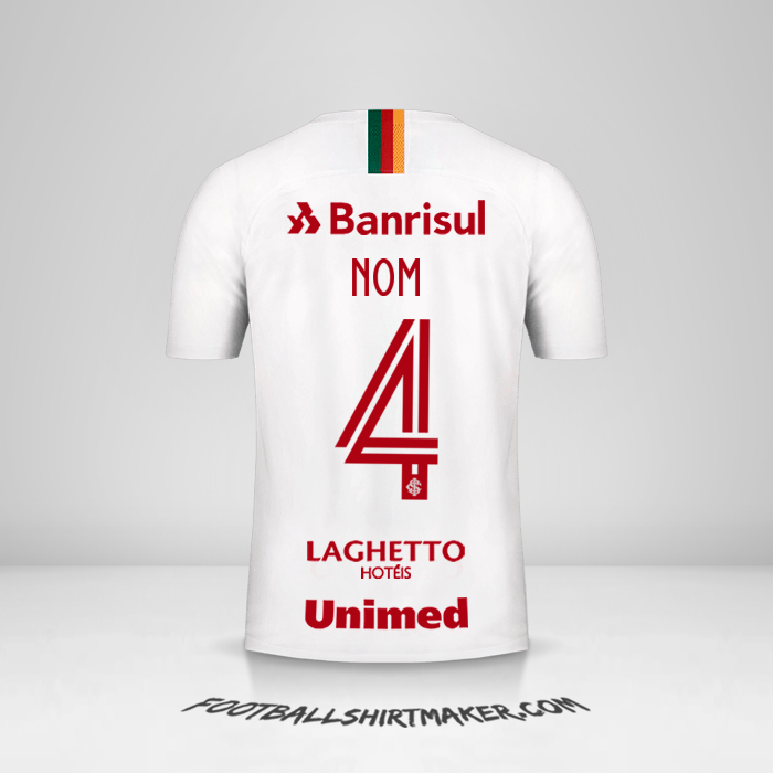 Maillot Internacional 2019/20 Extérieur -  nom - 4
