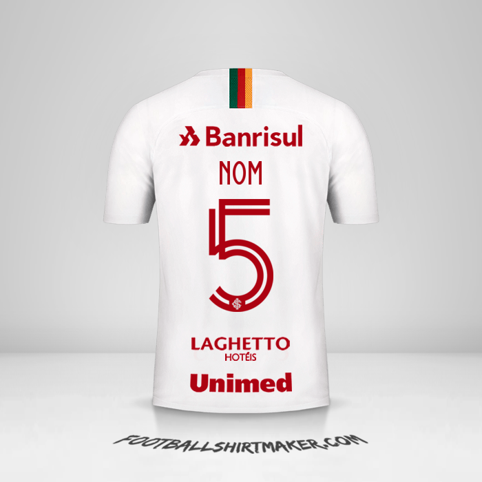 Maillot Internacional 2019/20 Extérieur -  nom - 5