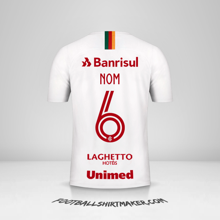 Maillot Internacional 2019/20 Extérieur -  nom - 6