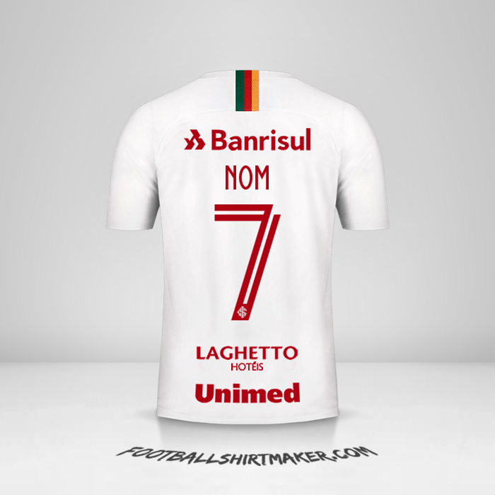 Maillot Internacional 2019/20 Extérieur -  nom - 7