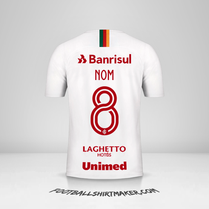 Maillot Internacional 2019/20 Extérieur -  nom - 8