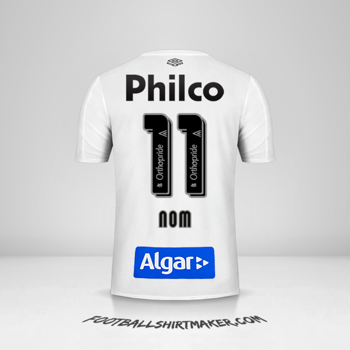 Maillot Santos FC 2019 -  nom - 11