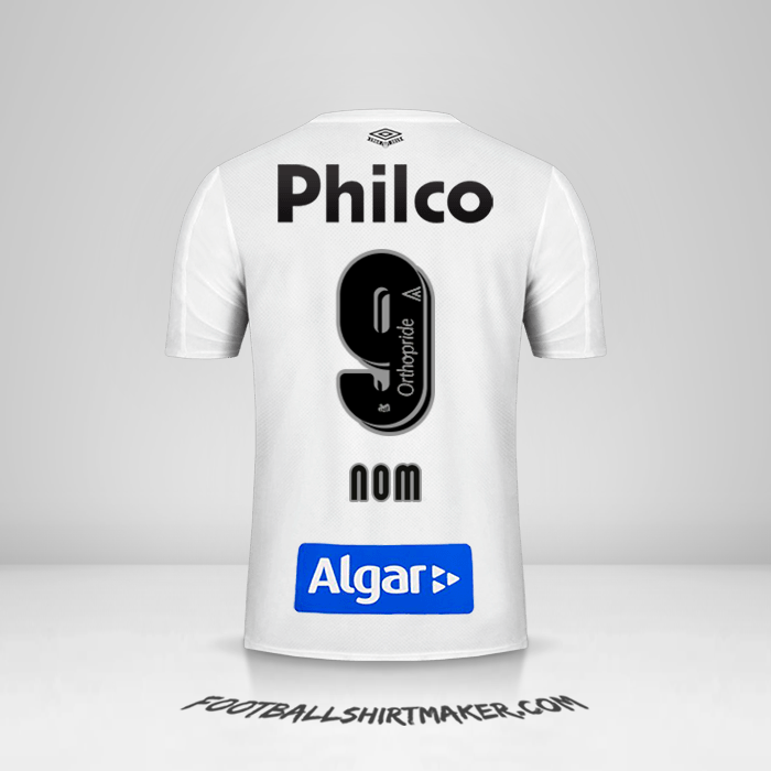 Maillot Santos FC 2019 -  nom - 9