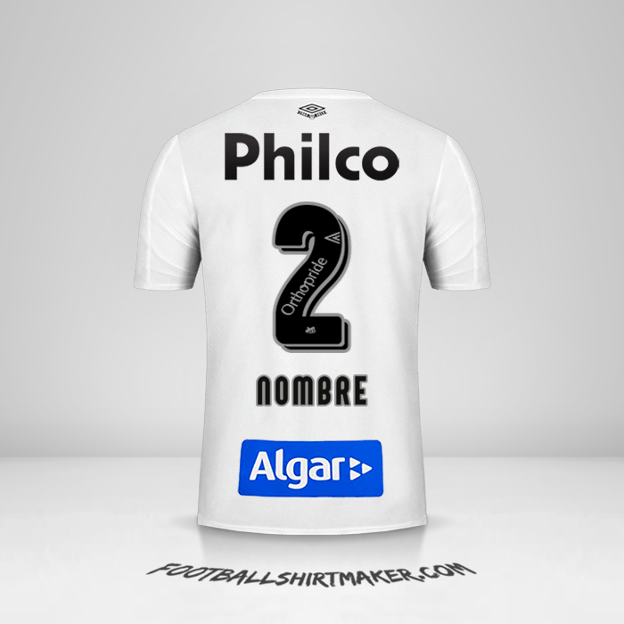 Jersey Santos FC 2019 -  nombre - 2