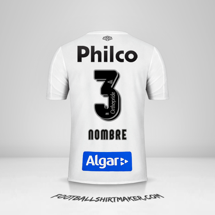 Jersey Santos FC 2019 -  nombre - 3