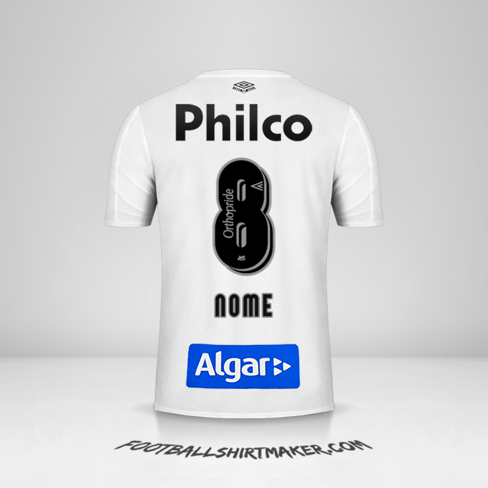 Camisola Santos FC 2019 -  nome - 8