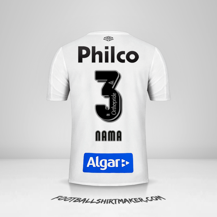 Jersey Santos FC 2019 -  nama - 3