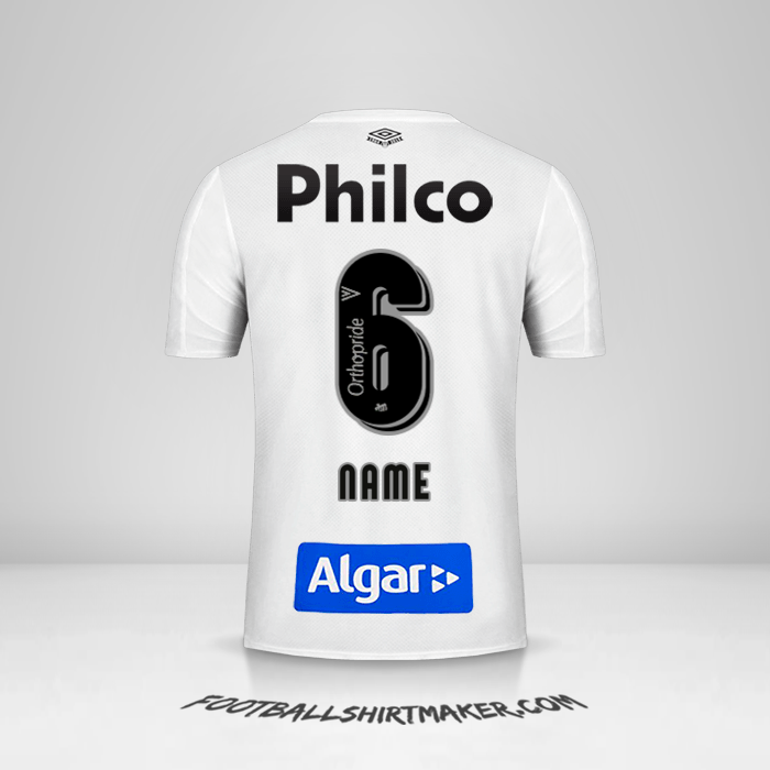 Jersey Santos FC 2019 -  name - 6