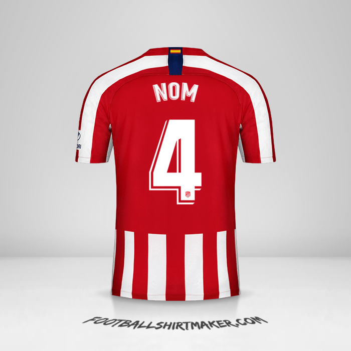 Maillot Atletico Madrid 2019/20 -  nom - 4