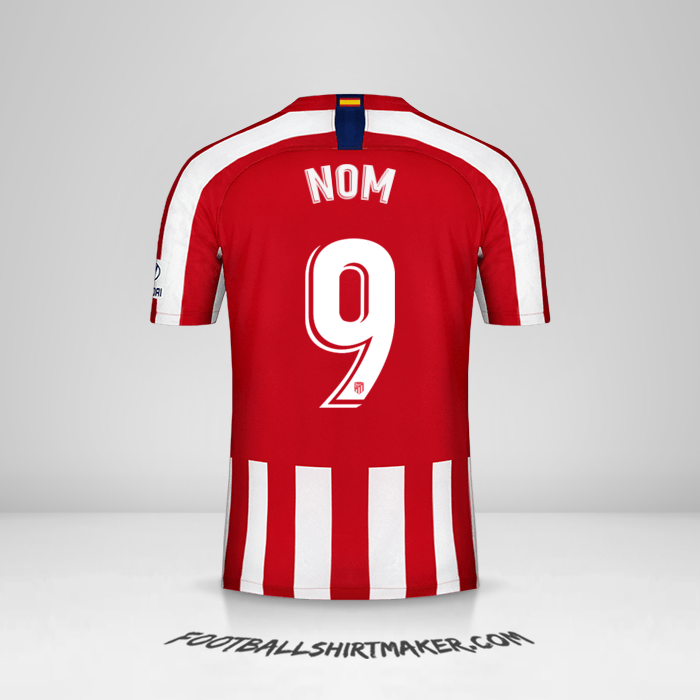 Maillot Atletico Madrid 2019/20 -  nom - 9