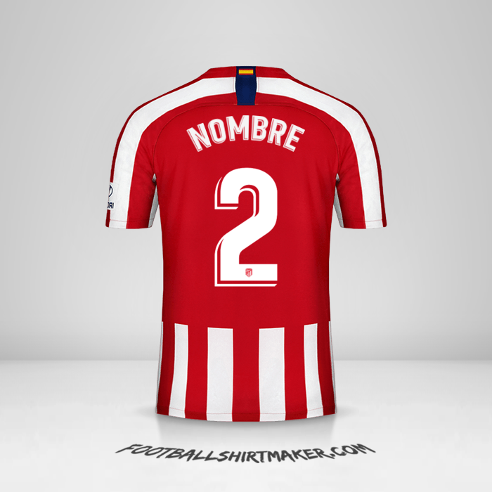 Jersey Atletico Madrid 2019/20 -  nombre - 2