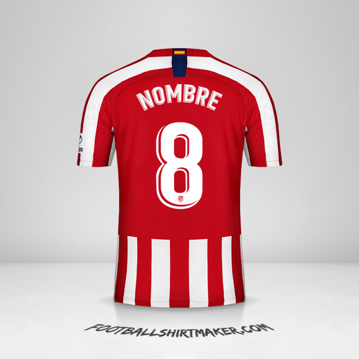 Jersey Atletico Madrid 2019/20 -  nombre - 8