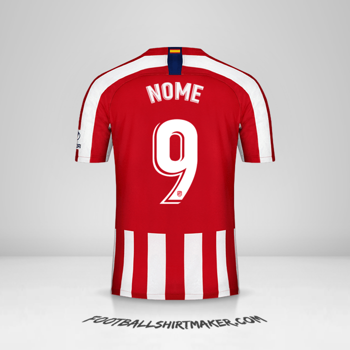 Maglia Atletico Madrid 2019/20 -  nome - 9