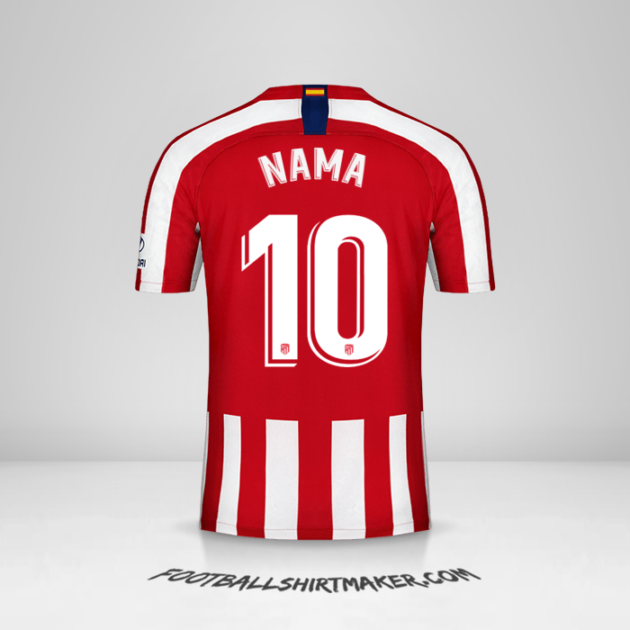 Jersey Atletico Madrid 2019/20 -  nama - 10
