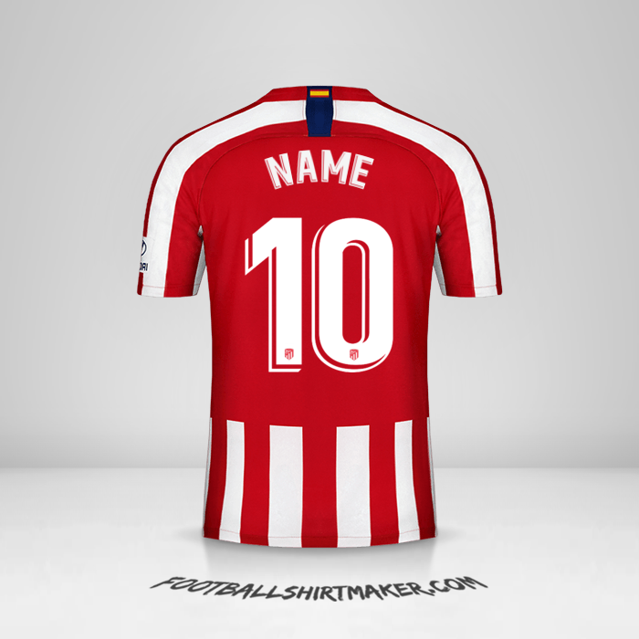 Shirt Atletico Madrid 2019/20 -  name - 10