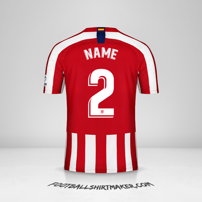 Shirt Atletico Madrid 2019/20 -  name - 2