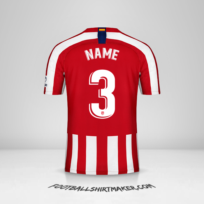 Shirt Atletico Madrid 2019/20 -  name - 3