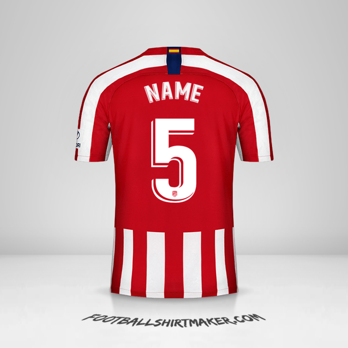 Shirt Atletico Madrid 2019/20 -  name - 5