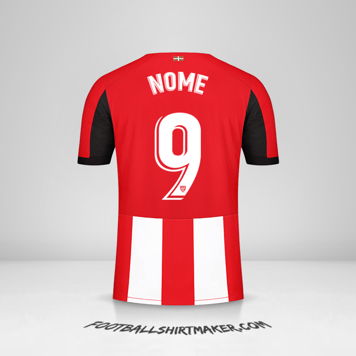 Camisola Athletic Club 2019/20 -  nome - 9