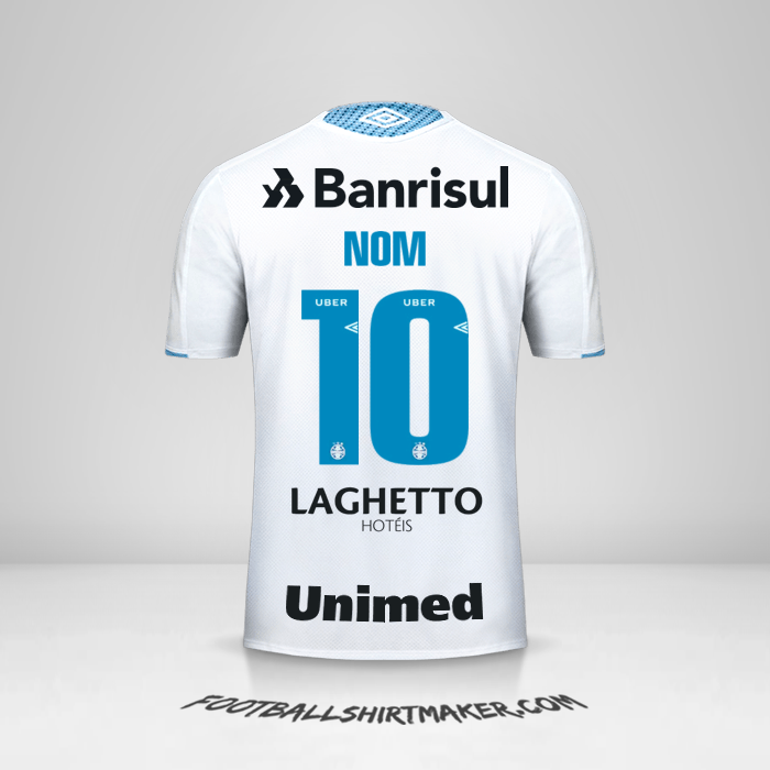 Maillot Gremio 2019 Extérieur -  nom - 10
